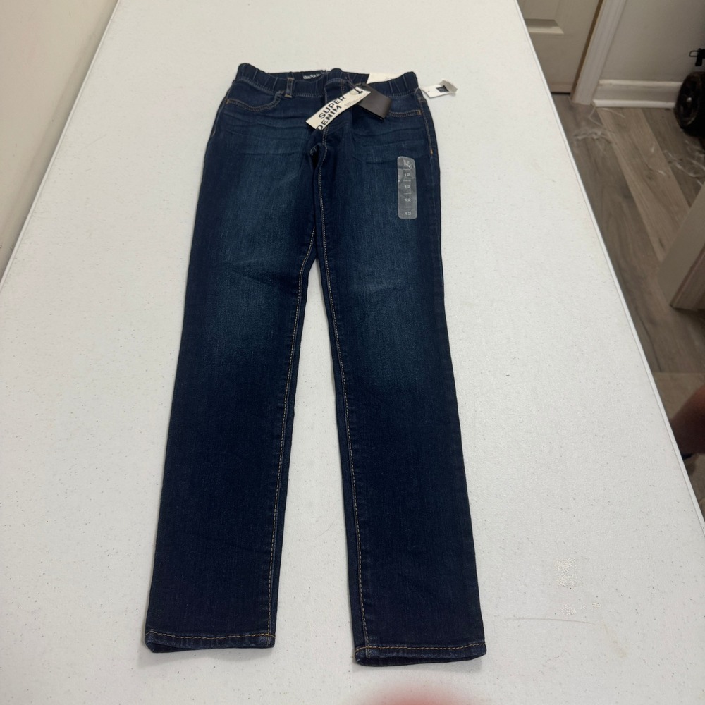 GapKids‎ 1969 Girls High Stretch Legging Jean Dark Wash Pull On Size 12 Regular